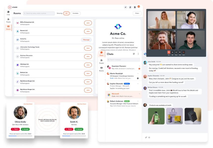 Chat, Set Up Demos, and Make Connections with Buyers.