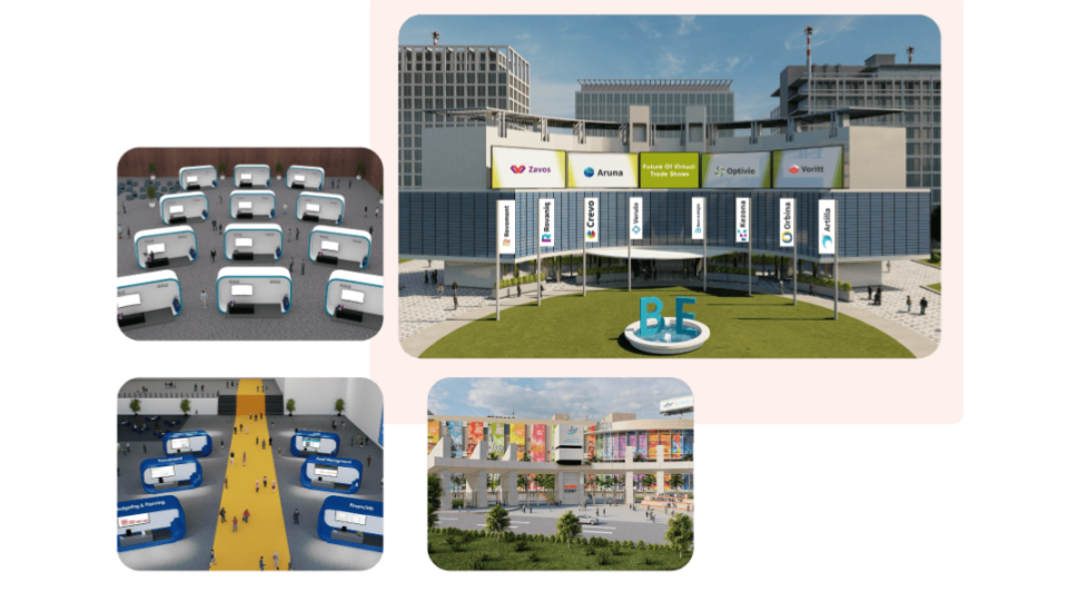 an example of a virtual event on a virtual event platform