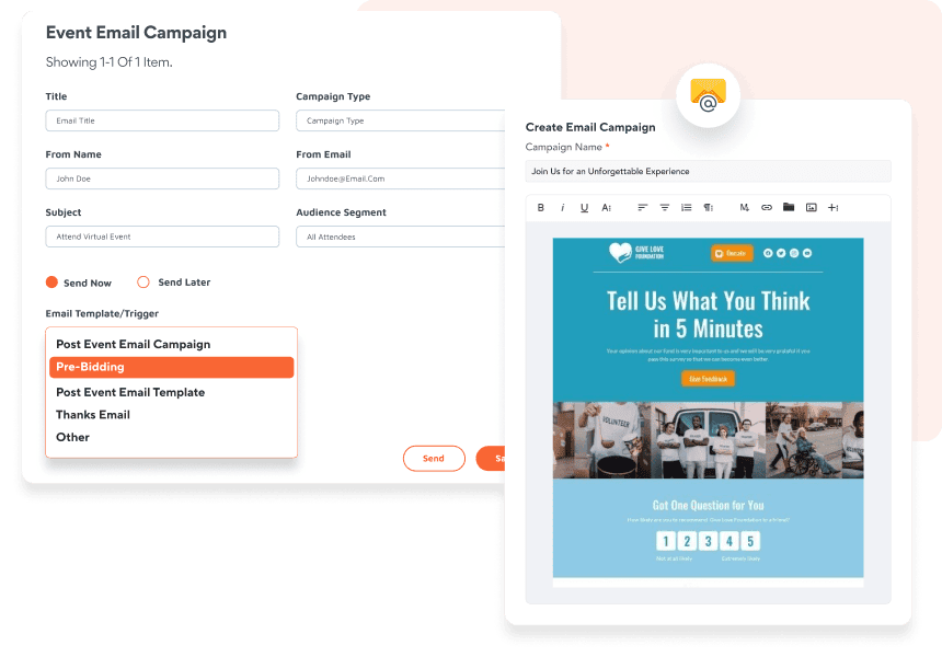 Keep Your Donors Informed Before, During & After With Event Marketing Tools.-min