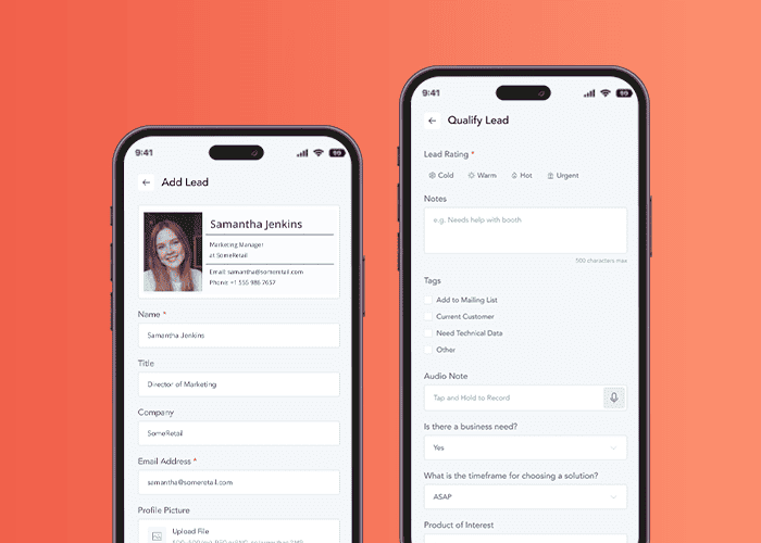 lead capture app for exhibitors in trade show