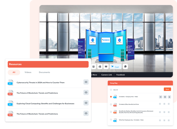 Let Exhibitors Share Documents and Resources Effortlessly.