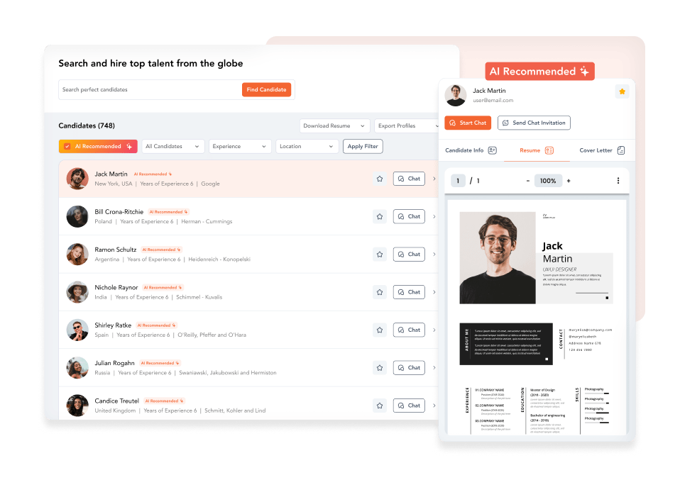 Match Candidates and Recruiters Faster with Smart Recommendations.-min