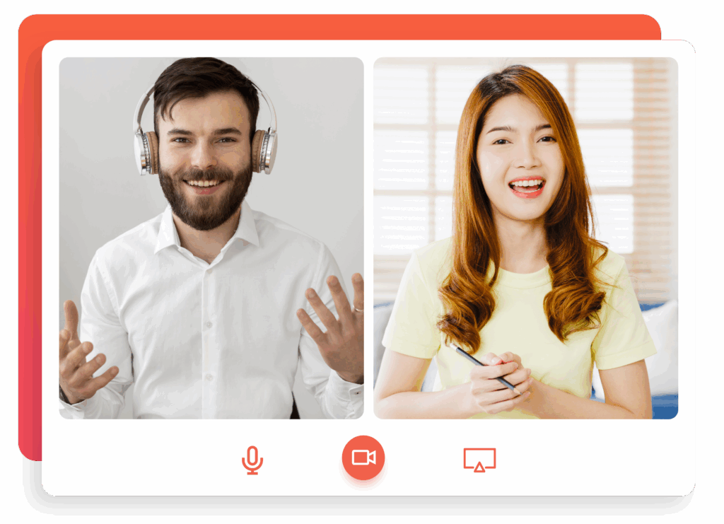 Live interview for virtual recruitment event