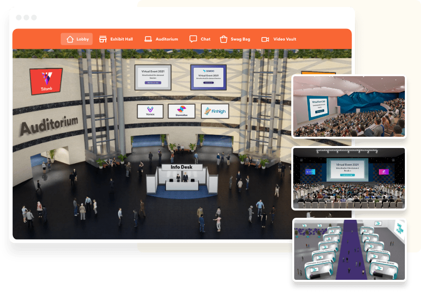 virtual onboarding guide- secure virtual venue features by vFairs